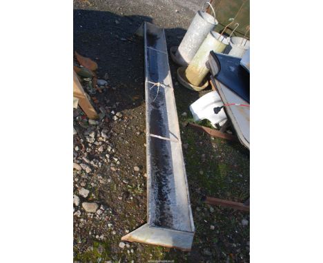 A galvanised 9' sheep trough, good condition.
