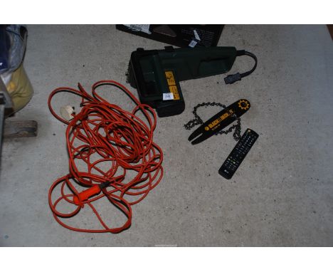 A Black &amp; Decker chainsaw, for spares and repairs.