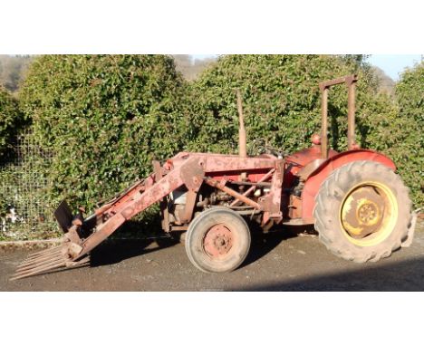 A Massey Ferguson 135 Diesel engined Farm Tractor in original condition with little evidence of abuse, supplied locally in He