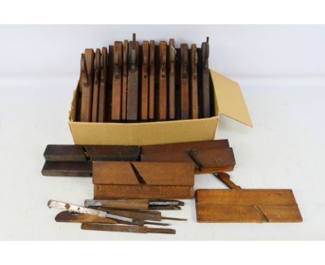 A collection of vintage wood working planes. [W]

PLEASE NOTE: ALL LOTS NEED TO BE COLLECTED OR DESPACTHED BY 12TH DECEMBER D