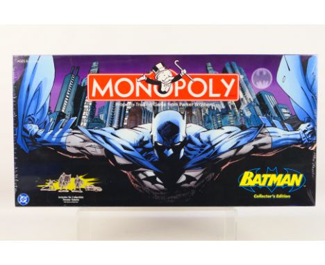Hasbro - Monopoly - DC - An unopened Batman Collector's Edition Monopoly set 2005 issue. This set is still factory shrink wra