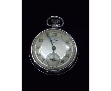 Services Army pocket watch with box