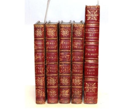 Homer Iliad and Odyssey, With a Collation of Harleian MSS 5674 by Richard Porson at rear of IV. Oxford: OUP [Clarendon Press]