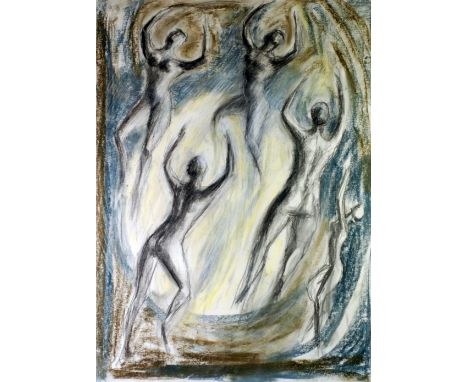ALMA M RAMSEY ARTIST SIGNED COLOURED LITHOGRAPH Nude female figures Signed 30" x 21" (76 x 53.5cm)
unframed