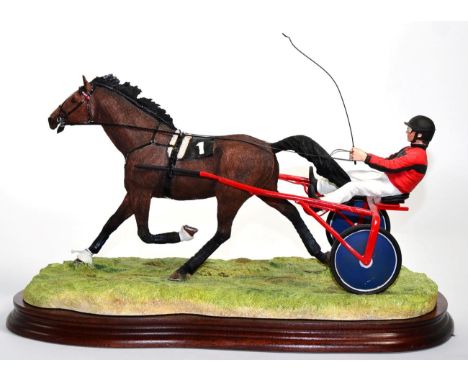Border Fine Arts 'The Trotter', model No. B0836 by Jacqueline Francis, limited edition 241/500, on wood base, with box and ce