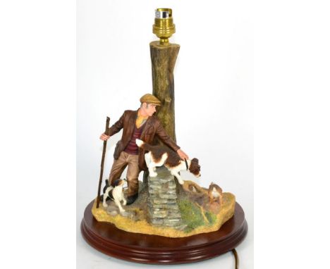 Border Fine Arts Studio Table Lamp 'Out with the Dogs', model No. A2647 by Craig Harding (a.f)