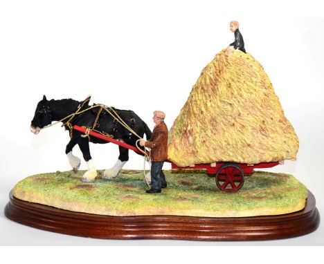 Border Fine Arts 'Hay Bogie' (Gold Edition), Commissioned by The Posthorn, Castle Douglas, model No. B0698 by Ray Ayres, limi