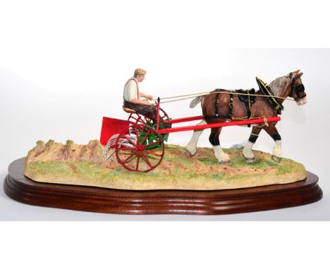 Border Fine Arts 'Rowing Up' (Gold Edition), Commissioned by The Posthorn, Castle Douglas, model No. B0598 by Ray Ayres, limi
