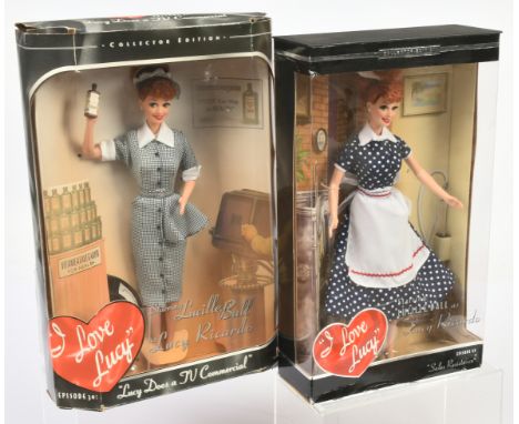 Mattel Barbie I Love Lucy Lucille Ball dolls pair: (1) Lucy Does a TV Commercial, Episode 30, 1997, 17645, Excellent Plus to 