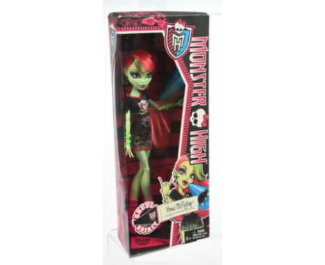 Mattel Monster High Venus McFlytrap Ghoul Spirit doll, 2013, BDF09, Near Mint to Mint, NRFB, within Good Plus packaging (surf