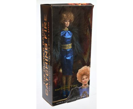 Mattel Barbie The Hunger Games Catching Fire Effie doll, 2013, X8427, Black Label, Near Mint to Mint, within Good Plus packag