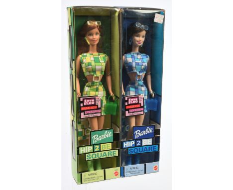 Mattel Barbie Hip 2 Be Square pair of dolls, 2000: (1) 28316; (2) 28315; Near Mint to Mint, NRFB, within Good to Excellent bo