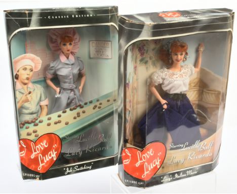 Mattel Barbie I Love Lucy Lucille Ball dolls pair: (1) Lucy's Italian Movie, Episode 150, 1999, 25527, Near Mint to Mint, NRF