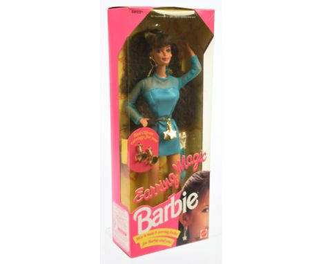 Mattel Earring Magic Barbie doll, 10255, 1992, Near Mint to Mint, NRFB, within Fair Plus to Good box (plastic front is cracke