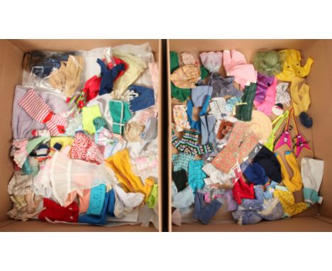 Pedigree Sindy, Jem, Action Girl, Barbie, Angelina Ballerina and other vintage dolls' clothing and accessories, includes: Sin