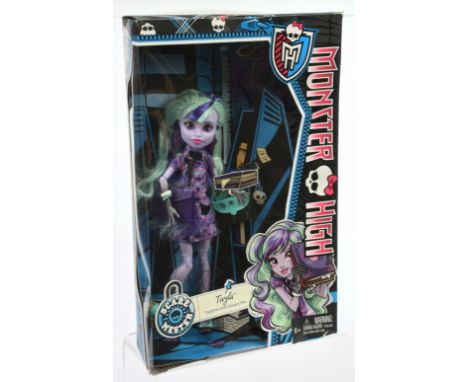 Mattel Monster High Twyla Scare Mester doll, 2013, BJM42, NRFB, within Good Plus packaging (surface wear / edge wear and tear