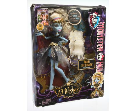 Mattel Monster High Abbey Bominable 13 Wishes Haunt the Casbah doll, 2012, BBR94, Near Mint to Mint, NRFB, within Fair Plus t