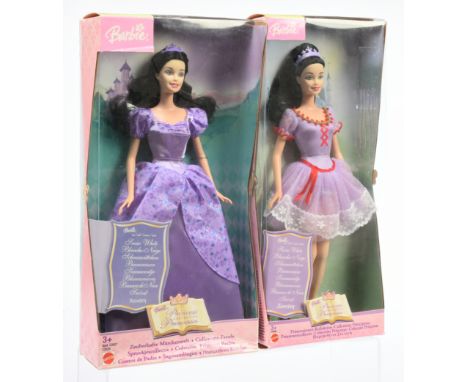 Mattel Barbie Princess Collection Snow White pair of dolls, 2003: (1) C2627; (2) C4896; Near Mint to Mint, NRFB, within Fair 