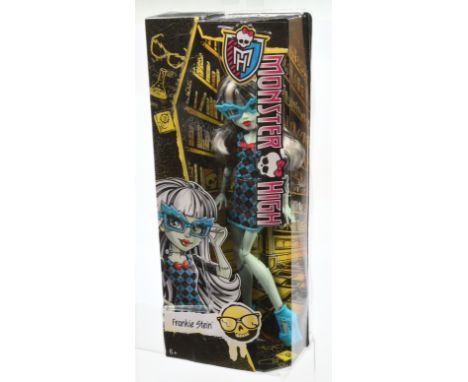 Mattel Monster High Frankie Stein Geek Shriek doll, 2014, CGG94, Near Mint to Mint, NRFB, within Excellent to Excellent Plus 