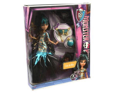 Mattel Monster High Cleo de Nile Ghouls Rule doll, 2012, X3718, Near Mint to Mint, NRFB, within Fair Plus to Good box (some c