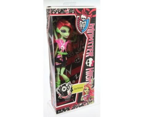 Mattel Monster High Venus McFlytrap Music Festival doll, 2012, Y7694, Near Mint to Mint, NRFB, within Good Plus to Excellent 