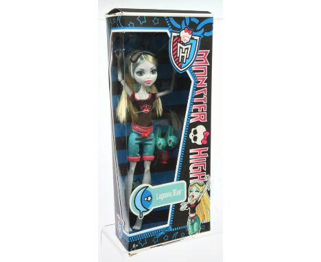 Mattel Monster High Lagoona Blue Dead Tired doll, 2012, BBR76, Near Mint to Mint, NRFB, within Good to Good Plus box (surface