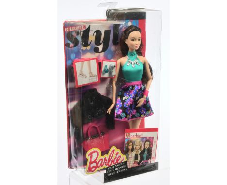 Mattel Barbie Style Glam Night Lea doll, CLL36, 2014, from Life in the Dreamhouse, Near Mint to Mint, NRFB, within Fair Plus 