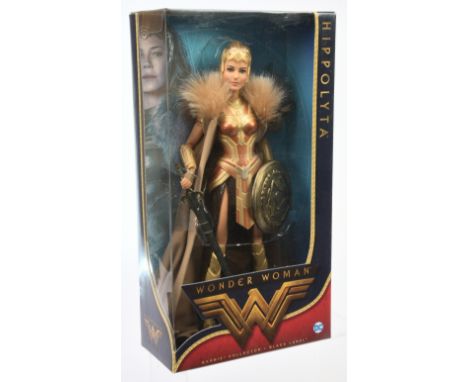 Mattel Barbie DC Warner Brothers Wonder Woman Hippolyta doll, 2016, DWD83, Black Label, Near Mint to Mint, NRFB, within Good 