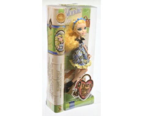 Mattel Ever After High Blondie Lockes doll, 2014, CLD86, Near Mint to Mint, NRFB, within Excellent to Excellent Plus box (som