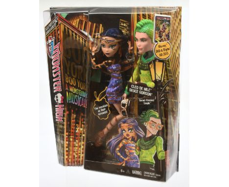 Mattel Monster High Cleo de Nile and Deuce Gorgon Comet-Crossed Couple Boo York doll set, 2014, CHW60, Near Mint to Mint, NRF