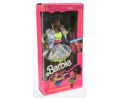 Mattel Barbie and The Beat Christie doll, 2754, 1989, Near Mint to Mint, NRFB, glow-in-the-dark-costume, within Good Plus box