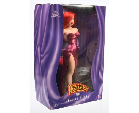 Mattel Disney Who Framed Roger Rabbit Jessica Rabbit doll, 23591, 1999, Near Mint to Mint, NRFB, within Good to Good Plus pac