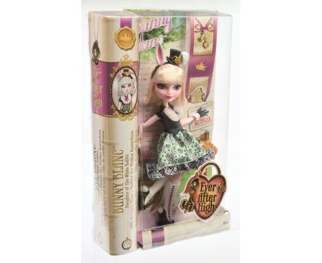 Mattel Ever After High Bunny Blanc doll, 2014, CDH57, Near Mint to Mint, NRFB, within Fair Plus to Good box - plastic front h
