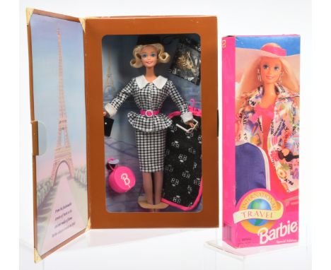 Mattel Barbie International Travel Special Edition pair of dolls: (1) 15184, 1995; (2) 13912, 1995; Near Mint to Mint, within