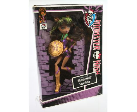 Mattel Monster High Clawdeen Wolf Wonder Wolf Superloba doll, 2012, Y7299, Near Mint to Mint, NRFB, within Good box (surface 