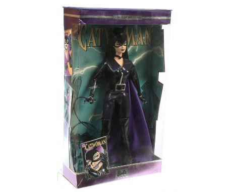 Mattel Barbie DC Warner Brothers Catwoman doll, 2003, B3450, Near Mint to Mint, NRFB, within Good Plus to Excellent packaging