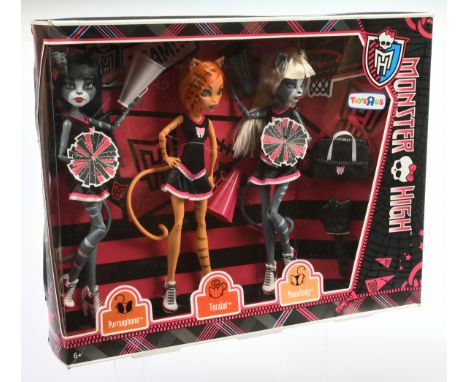 Mattel Monster High Purrsephone, Toralei and Meowlady Fearleading Were Girls dolls playset, Toys R Us special, 2016, Y7297, N