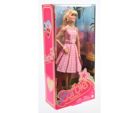 Mattel Barbie the Movie doll, HPJ96, 2023, pink check dress, Near Mint to Mint, NRFB, within Excellent&nbsp; to Excellent Plu