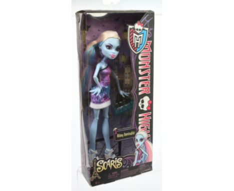 Mattel Monster High Abbey Bominable Scaris City of Frights doll, 2012, Y0392, Near Mint to Mint, NRFB, within Fair Plus to Go