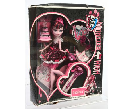 Mattel Monster High Draculaura Sweet 1600 doll, 2011, W9189, Near Mint to Mint (tip of nose is rubbed), NRFB, within Fair Plu