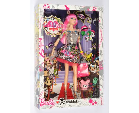 Mattel Barbie Tokidoki 10th Anniversary doll, 2014, CMV57, Black Label, Near Mint to Mint, NRFB, within Good Plus to Excellen