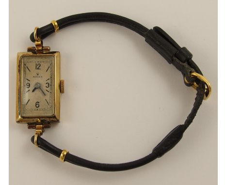 A ladies Rolex watch with shipping interest the watch was presented to Mrs R. Littlejohn, by Hall & Co Ltd, Aberdeen on Chris