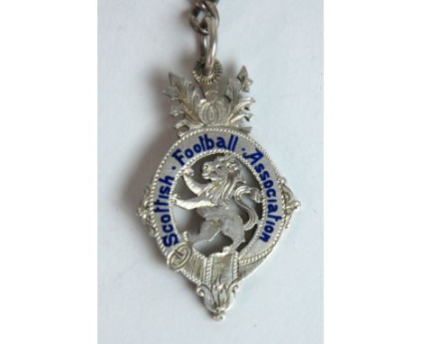 A silver Scottish Football Association medal the obverse inscribed Scottish Football Association, the reverse inscribed Celti