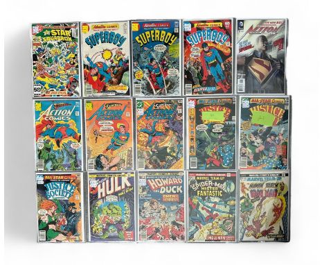 Selection of DC Comic Titles to include: Justice Society Of America 1970s Nos 70, 71, 72: The Incredible Hulk 1975 No189: How