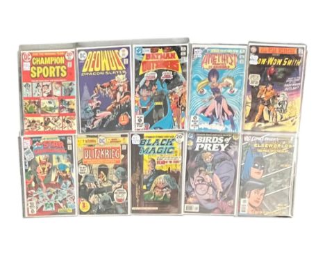 Selection Of DC Comic No1s to include: Champion Sports 1973: Beowulf Dragon Slayer 1975: Batman Abd The Outsiders 1983: Ameth
