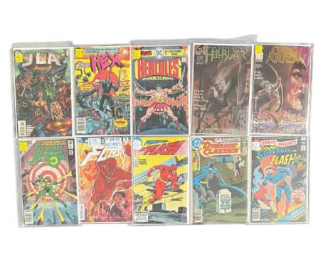 DC Comic No 1s to include: Hex 1985: Hercules 1975: Hellblazer 1988: green Arrow 1988: Green Arrow Mini series 1983: The Flas