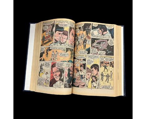 Marvel Vol 9 Bound Comic Book. Bound volume of comics containing Marvel Premiere 29,50,54-56, 57 (Doctor Who!), Warlock 14, D