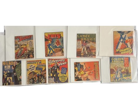 Fawcett Mighty Midget Comics 1940s: Titles include Minute Man, Commando Yank, Bulletman,  Golden Arrow, Ibis The Invincible, 