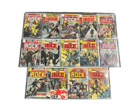 DC Comics Our Army At War Featuring Sgt Rock 1972-1974 Nos 252-255, 261, 262, 264, 266, 268, 270. 271, 272, 273, 274. All 14 