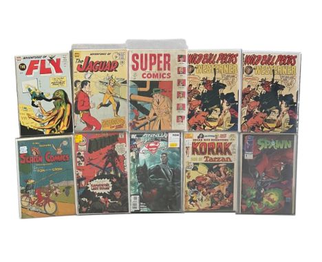 Selection of Independent Comics to include: Archie Adventure Series The Fly 15 1961: The jaguar 6 1961: Dell Super comics Dic